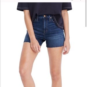 Madewell High Rise Denim Shorts Curvy Canterdale